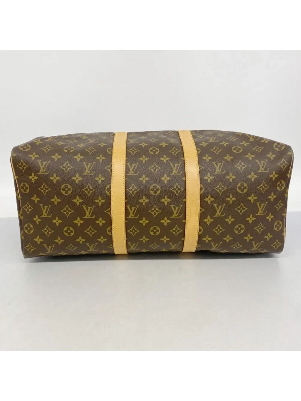 Louis Vuitton Boston Bag Monogram Keepall 50 Brown